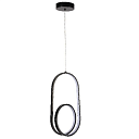 Люстра LED TIBIA 29-01 18Вт Black D400 CCT Changeable (TEKLED) 159-18131