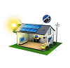 Солнечная гибридная электростанция-GREEN ENERGY-2.2 кВт/ч
