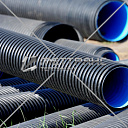 Труба полиэтиленовая ПЭ 315\263 мм, гофрированная, безнапорная, для наружной канализации, цена за метр