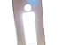 Светильник напольный с датчиком 2037/A ss серебряный  3W 4000k PRIME