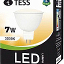 Лампа светодиодная MR16 7 Вт "TESS" 3000K тёплый свет