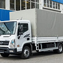 Бортовой автоплатформа с тентом Hyundai Mighty EX8 - 24 куб.м / 27 куб.м