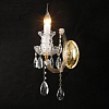 Бра 5131-1W E14 CRYSTAL+GOLD METAL