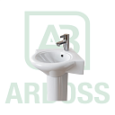 Раковина угловая "EKOKERAMA" 0100/ANGOLLO