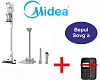 Беспроводной пылесос Midea VSS18+подарок телефон inoi 99