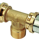 Пресс тройник с наружной резьбой 32х1"х32 GIACOMINI