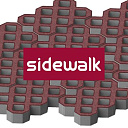 Газонная решетка для Экопарковки Мраморная крошка. Красный