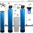 Комплект оборудования для очистки воды №4 (производительностью 1,5 куб в час, для проживания в доме 3-6