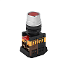 Кнопка ABLFS-22 красный d22мм неон/240В 1з+1р  IEK