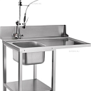 Стол предмоечный Abat СПМФ-7-1(для фронтальной посудомоечной машины МПК-500Ф)