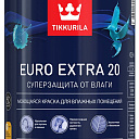 Краска Tikkurila для влажных помещений EURO EXTRA 20 A полуматовая 0,9 л
