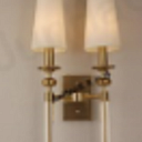 Бра Bronze Wall Light 6645-2 Black Glass 2xE14 TEKLED 151-20130