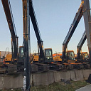 Гусеничный экскаватор Hyundai HX220S LONG REACH