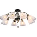 Люстра 8331 8xE27 ANTIQUE BRASS+BLACK (TEKAVIZE) 159-17730