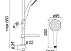 Душевой гарнитур Nobili Chrome 5 режимов