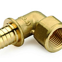 Соединитель латунный 90° GOLDFIX с внутренней резьбой 25х1" GENERAL FITTINGS