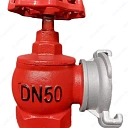 Пожарный рукавной вентиль КПЧ 90 градусов — кран угловой DN 50 (чугун) Китай