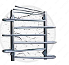 Полотенцесушитель зигзаг с вертушкой