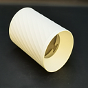 Алюминиевый точечный светильник GU10 Downlight TK-90, песочный белый (TEKLED), артикул 143-03538