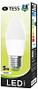 Лампа светодиодная C30 5 Вт "TESS" E27  4000K