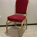 Стул полумягкий (бордовый)