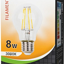 Лампа светодиодная филамент "TESS" A60 8 Вт E27  2700K