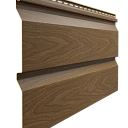Сайдинг LUX под дерево, корабельный брус, миндаль