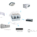 Чиллеры, фанкойлы, приточные установки CLIVET и TRANE