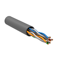 Кабель 6A 4х2х23AWG LSZH серый (305м)