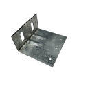 Кронштейн несущий с ребрами широкий (оцинкованный), 2х95х100мм