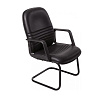 Кресло посетительское V307 кож-зам черный