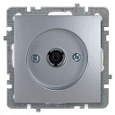 Розетка телевизионная TOURAN  серебро