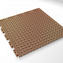 Модульное напольное покрытие из ПВХ, 300х300х12 мм, коричневый