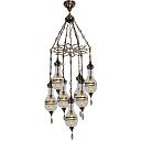 Люстра Chandelier XN192/6+1 7xE27 AB (TEKAVIZE) 158-19556