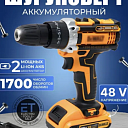 Ударный аккумуляторный шуруповерт DEWALT 48 v с набором