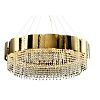 Люстра BLK D800H250 12xE14 НЕРЖАВЕЮЩАЯ СТАЛЬ + ХРУСТАЛЬ