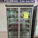 холодильный шкаф «ШХ-1,2» с распашной стеклянной дверью.