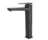 Смеситель CASELA CL51178B (черный) для умывальника с гайкой