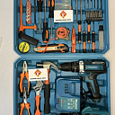 Ударный аккумуляторный шуруповерт MAKITA 48 v с набором (большой)