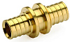Соединитель латунный двойной прямой GOLDFIX 20х20 GENERAL FITTINGS