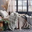 Набор постельного белья сатиновый Folk Floral 200×220 см
