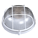 Светильник BH-001 E27 WHITE MEDIUM с решеткой IP54 (MS) BH-001 E27 БЕЛЫЙ СРЕДНИЙ с решеткой IP54 (MS) 16 181-16132