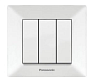 Выключатель трехклавишный Arkedia B-Z UCLU ANAHTAR 00 15- 2WH PANASONIC 120sh