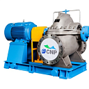 Горизонтальный одноступенчатый насос с рабочим колесом двухстороннего всасывания CNP NSC200-150-460 75kW