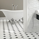 Кафель Sandra white lined decor 40x80