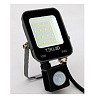 Прожектор LED SMD NEW SENSOR 10W 6000K BLACK 85-265V 