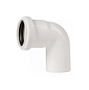 Отвод ПП для внутренней канализации 87° Ду 32 белый OSTENDORF