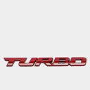 Стальная эмблема "Turbo". Наклейка Турбо