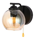 Бра 52016 1xE27 AMBER BLACK TEKAVIZE 151-197682