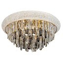 Люстра NEW SY6008-D400 8xE14 S-GOLD+AMBER AB (TEKLED) 159-18021